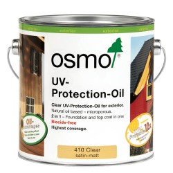 Osmo UV Protection Oil 410D 2.5 Litres - Clear Satin