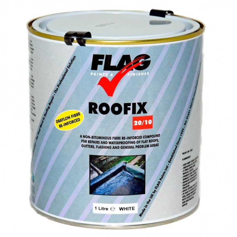 Roofix 20/10 (Multi-Surface) 1 litre White - Waterproof Coating