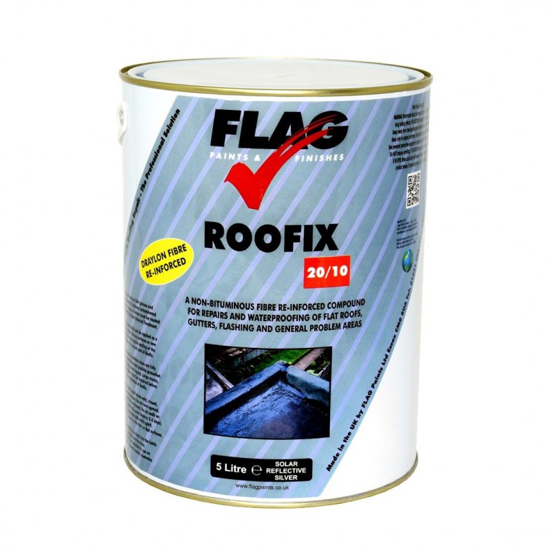 Roofix 20/10 (Multi-Surface) 5 litre Solar Reflective - Waterproof Coating Roofix 20/10 (Multi-Surface) 5 litre Solar Reflective - Waterproof Coating