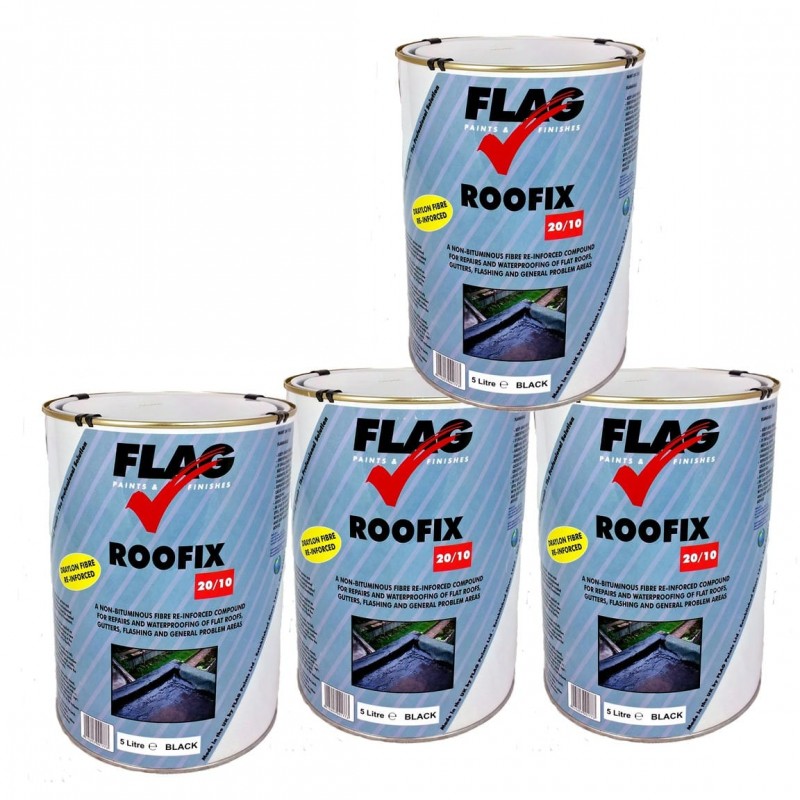 Roofix 20/10 (Multi-Surface) 20 litre Black - Waterproof Coating Roofix 20/10 (Multi-Surface) 20 litre Black - Waterproof Coating